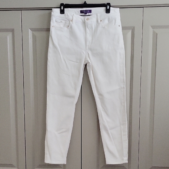 Ralph Lauren Purple Label White Jeans - Picture 7 of 8